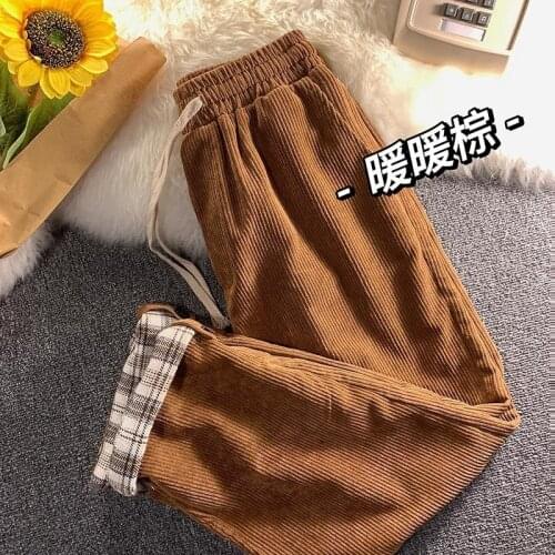 PRIVATHINKER Women's Straight Trousers