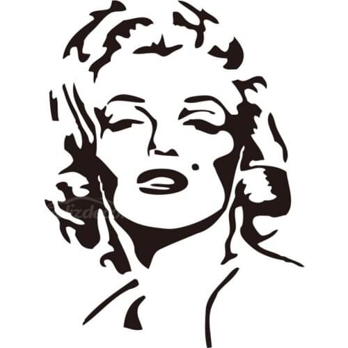 Attractive And Confident Beautiful Woman Car Stickers For Car Body Window Mural Rear Window Decoration Unique ZP0326