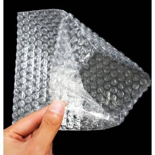 50Pcs PE Clear Protective Bubble Bag Foam Packing Bags Shockproof Envelopes Gift Wrap Package Cushioning Covers Home Supplies