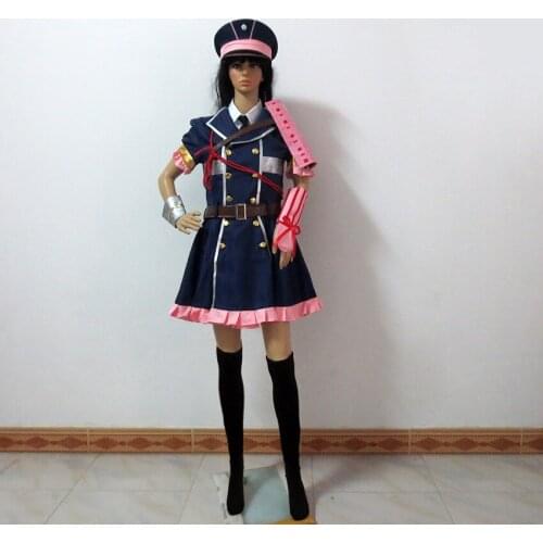 Touken Ranbu Online Midare Toushirou Uniform Include Hat Cosplay Costume