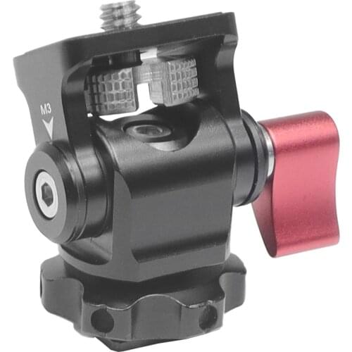 BGNing 360 Degree Rotatable Mini Tripod Ball head Hot Shoe Adapter 1/4" Screw Mount for SLR Camera LED Flash Monitor Accessories