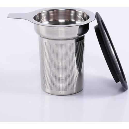 High Quality 304 Stainless Steel Tea Infuser Mesh Strainer with Large Capacity & Perfect Size Tea filter mesh