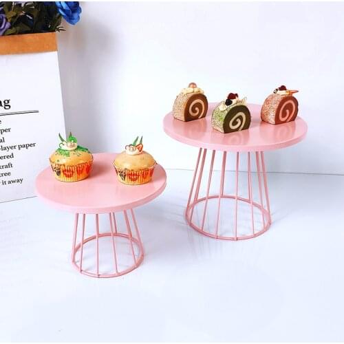 Gold cake holders home decoration cupcake stand tools 2piece 8inch and 10inch party suppliers high feet pl late