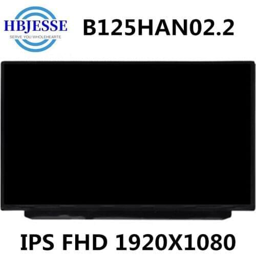 12.5'' Original IPS Panel FHD Laptop LCD Screen Matrix B125HAN02.2 for Lenovo ThinkPad X260 20F6 non-Touch 1920x1080