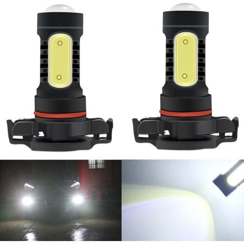 2PCS/Lot H16 5202 5201 PSX24W Led Car fog light Bulb 7.5W White Super Bright DRL Daytime Running Light 12V