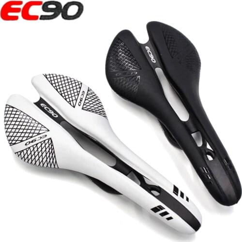 2020 EC90 New Carbon Road Bicycle Saddle hollow Full Carbon Mountain Bike Saddle / seat / Carbon MTB Saddle + Leather 115g