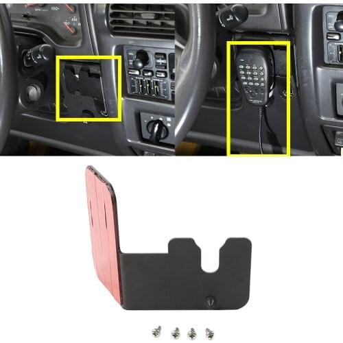 Walkie-Talkie Interphone Holder Mount for Jeep Wrangler TJ 1997-2006 JK 2007-2010 JL Gladiator JT 2018-2021 Interior Accessory