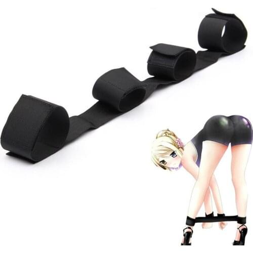 Bdsm Handcuffs & Ankle Cuffs Bondage Restraints Unisex Couples Adult Games Open Leg Rope Straps Fetish Slave Sex Toys For Woman