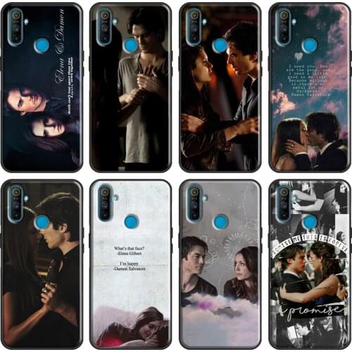 Damon Elena The Vampire Diaries Soft For OPPO Realme 6 7 Pro X7 X50 GT C11 C3 Cover For OnePlus 8 Pro Nord 8T 7T Phone Case