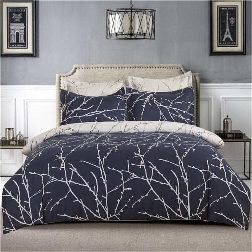 ZEIMON Home Textiles Floral Duvet Cover Pillowcase Boy Girls Double-side Print Bedding Sets Single Twin Double Beds Quilt Cover
