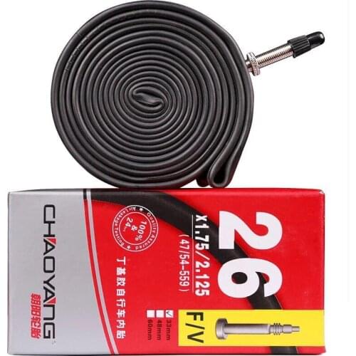 Mountain Bike Road Bike Inner Tube French Valve Bicycle Tire Road Bike Cycle Butyl Rubber 26 27.5 29 700C Inner Tube