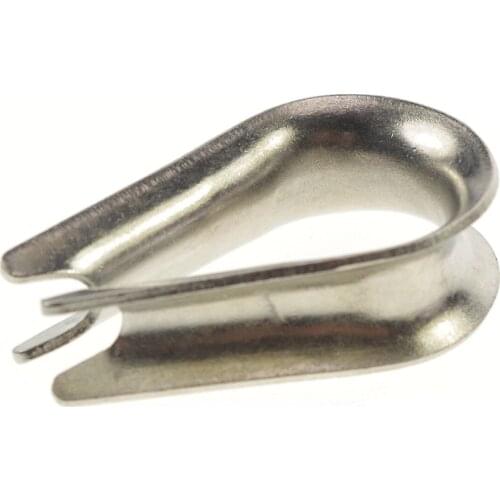 M3 For 3mm Thich Wire Stainless Steel 304 Wire Rope Cable Thimble Galvanized Rope Cable