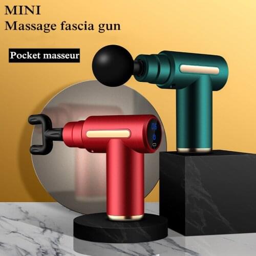 Mini Massager Gun Electric Body Muscle Massage Relaxation Exercising Slimming Shaping Pain Relief 6 Gears Neck Massager