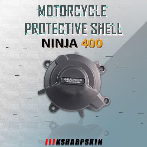 New Sale Motorcycles Engine Cover Protection Case For Collision Avoidance Moto Engine Side Cover For Kawasaki Ninja400 2018