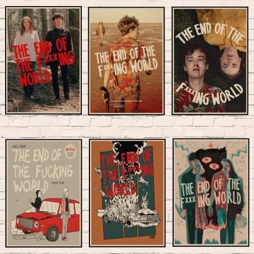 New Vintage Poster The End of The F***ing World TV Series Wall Art Painting Print on Poster Home Decoration wall sticker