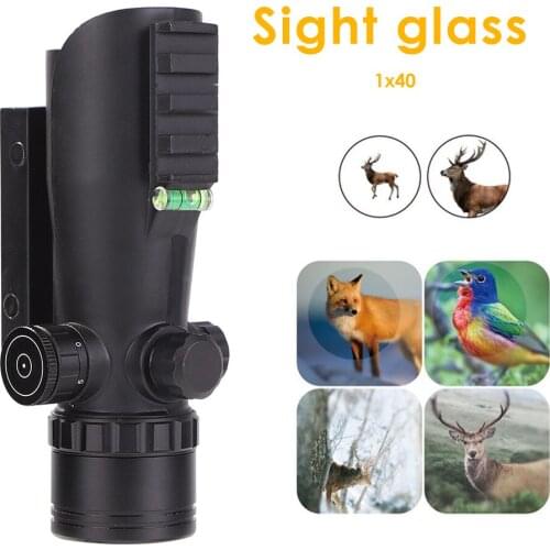 1X40 Portable Optical Hunting Binoculars Waterproof Scope Shockproof Hunting Riflescope Telescope for Outdoor Camping Hiking Tra
