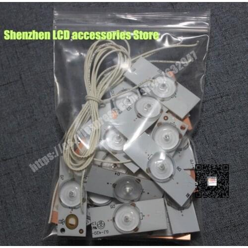 35piece/lot 6V Concave Lens for LED Backlight Strip Repair TV CL-40-D307-V3 UBE12F01YT00S42S01231 UCF12F01YT00S3YF78969