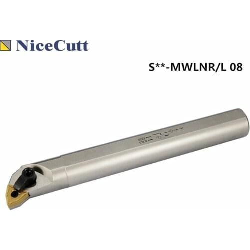 Nicecutt Lathe Tools S20R-MWLNR08 S25S-MWLNR08 CNC Internal Turning Tool Holder For WNMG0804 Insert Blade инструменты