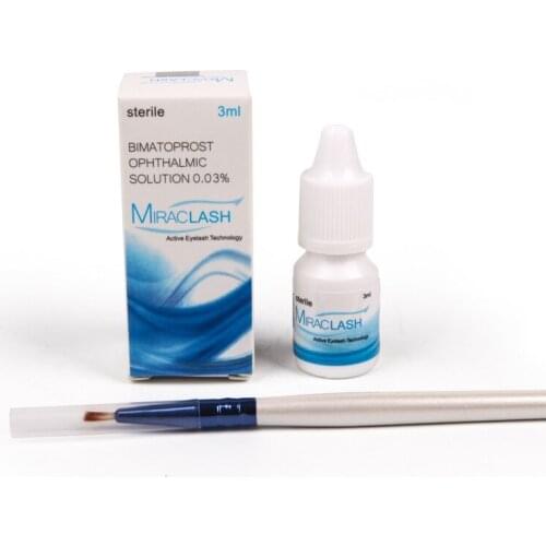 10 Pcs Eyelash Growth Enhancer Natural Eyelashes Longer Fuller Thicker Treatment Eye Lashes Serum Mascara Lengthening with Brush