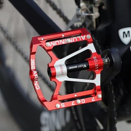 Bicycle Pedals Mtb Road Bike Pedal Aluminum Alloy Platform 3 Sealed Bearing Ultralight Cycling Bike Pedals Bike Accessories
