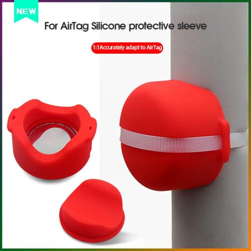 Cycling Protective Sleeve for Airtag Bicycle Anti-lost Cover Tracker Silicone Waterproof Protector Bike Pendant Accessories 2021