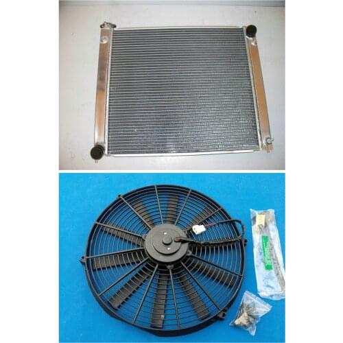 High Quality 52MM Aluminum Radiator+FAN For NISSAN 300ZX 89- MANUAL MT New High performance