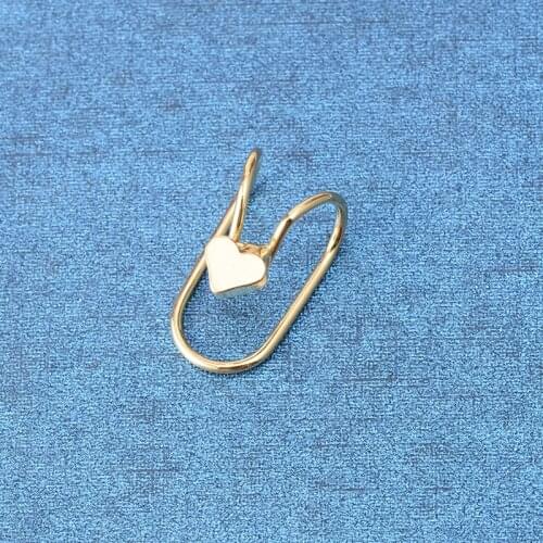 No Piercing Ear Cuff Gift Girl U Shape Non Cartilage Ear Clip Silver Color Gold Women Earrings Sale 1 PCS