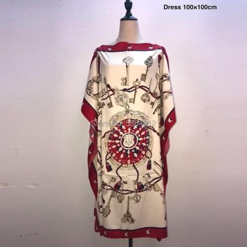 WINYI Printed For Women 2021 Fashion Design Loose Dress Batwing Maxi Long Femme Vestidos Summer Autumn Party Elegant Dress