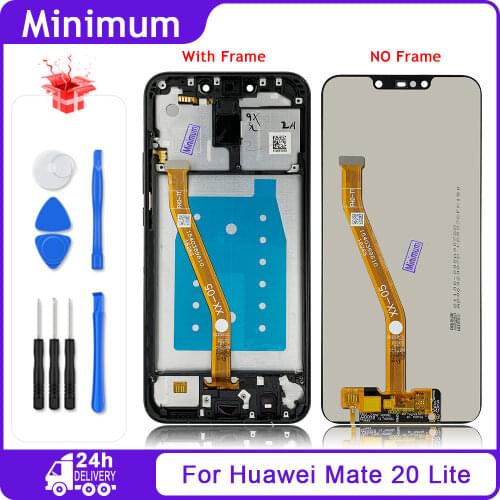 For Huawei Mate 20 Lite 6.3" LCD Display + Touch Screen Digitizer Assembly Tested For Huawei Mate 20Lite SNE-LX1 SNE-LX2 SNE-LX3