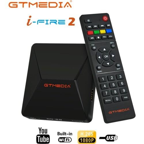 2021 NEW GTmedia Ifire2 M3U TV Box 1080p HD H.265 HDR 2.4G Wifi Ethernet MPEG 4 Xtream Media Player Set Top Box