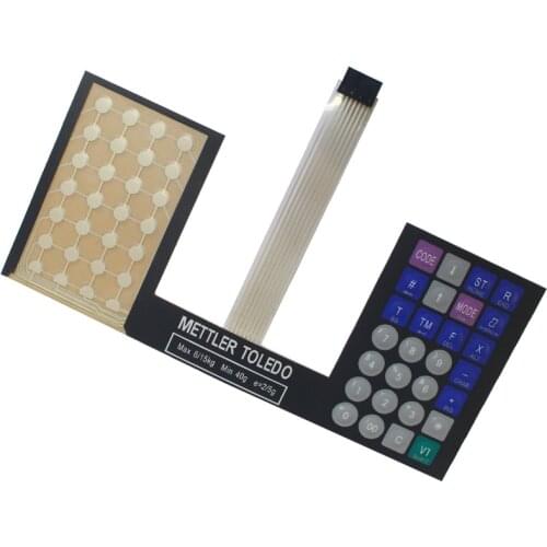 English Version) Keyboard Film (Key strengthen edition) Apply to For mettler Toledo 3600 3650 3680 Scale