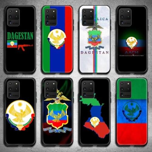 Dagestan National Flag Phone Case For Samsung Galaxy S21 Plus Ultra S20 FE M11 S8 S9 plus S10 5G lite 2020