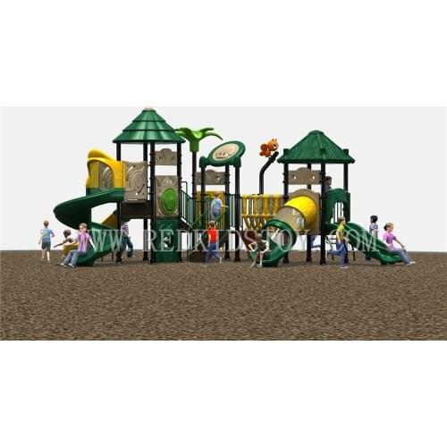 Exported to Poland CE Approved Natural Theme Outdoor Children Playground HZ-C001