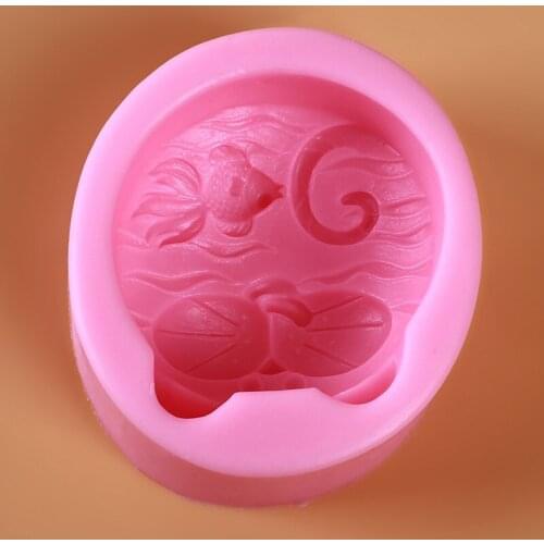 Handmade Cake Mold Fondant Chocolate Cake Decorating Tools Goldfish Cartoon Cat Soap Silicone Molds