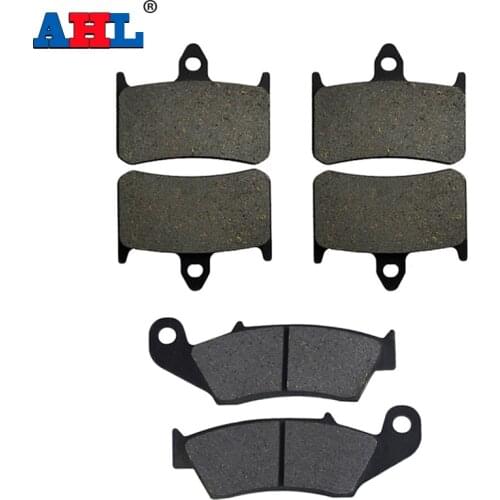 Motorcycle Parts Front & Rear Brake Pads Kit For Honda VFR400 VFR 400 R3K R3L R3M R3N NC30 1989-1992 Metal & Brass Alloys