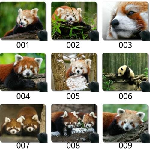 Mouse Pad with Stitched Edge,towel Wildlife Giant Panda,Mouse Mat