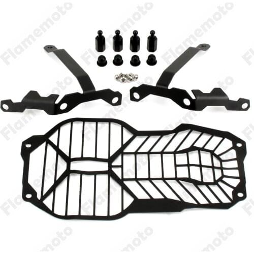 Motorcycle Headlight Cover Fairing Lamp Grill Guard Protector Covers For BMW R1200GS R 1200 GS 2013 2014 2015 Black