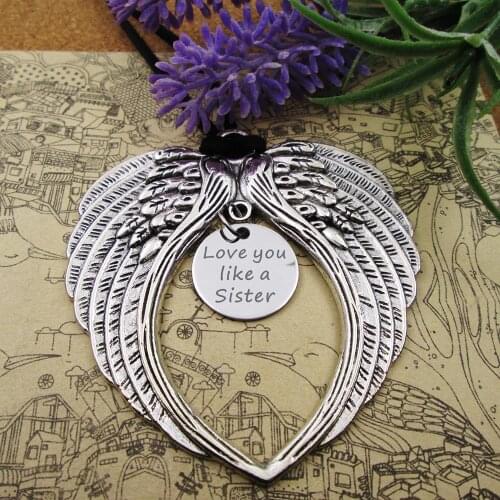 Love you like a Sister Friend Angel Best Friend Ornament Gift for Mentor Bridesmaid Gift BFF ornament Sister in Law