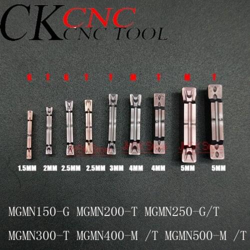 MGMN150-G MGMN200-T MGMN250-G/T MGMN300-T MGMN400-M /T MGMN500-M /T CNC carbide Double head Slotted blade for Stainless steel