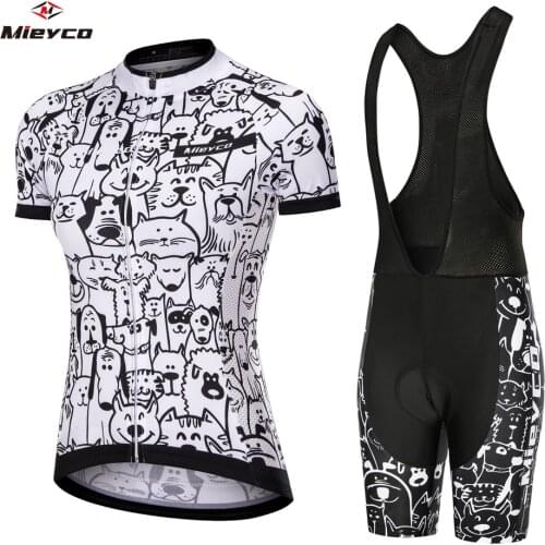 Mieyco Women Summer Cycling Jersey Set Breathable MTB Bicycle Cycling Clothing Mountain Bike Wear Clothes Maillot Ropa Ciclismo