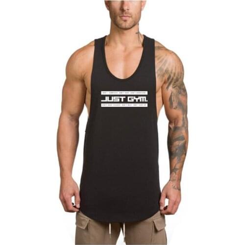 Brand Casual Workout Gyms Clothing Singlet Vest Canotte Bodybuilding Stringer Tank Top Men Fitness Muscle Guys Sleeveless Shirt