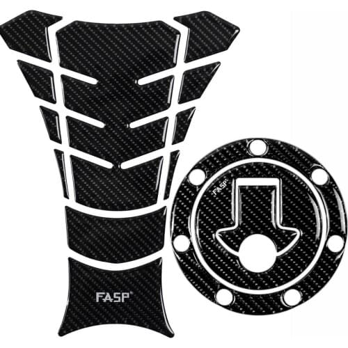 5D Carbon Fiber Motorcycle Fuel Tank Pad Decals Gas Cap Sticker For KTM 125 250 390 DUK E390 2013-2014/DUKE 200 2012-2014 - intl