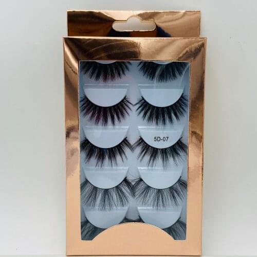 New 5 pairs Multipack 3D soft mink hair hand made false eyelashes fluffy long eyelashes natural eyelashes extension makeup tools