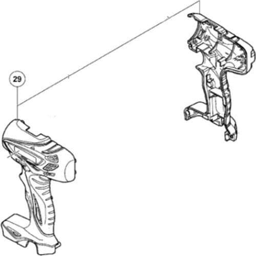 Shell for HIKOKI DS10DFL 331326