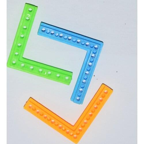 10/100pcs yuanmbm L 36x36 angle plastic bar/rod/toy car bracket/axle frame/model materials/baby toys/Technology model parts