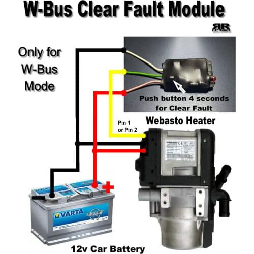 Fit for Webasto W-Bus Module Clear/Erase Heating Errors
