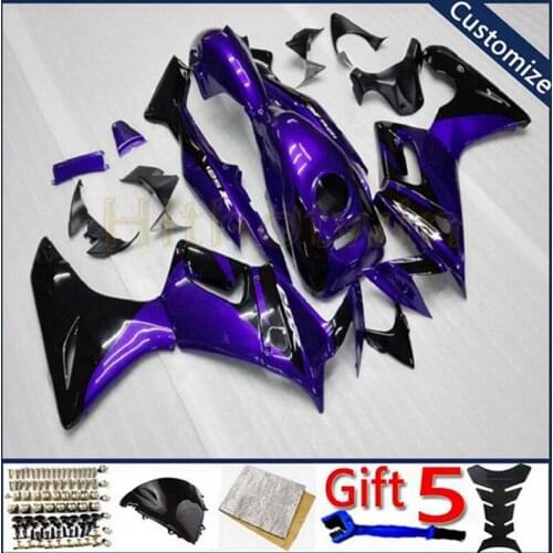 Custom purple ABS Fairing kit For CBR125R 2004 2005 CBR 125R 2004 2005 motorcycle panels Body Kit