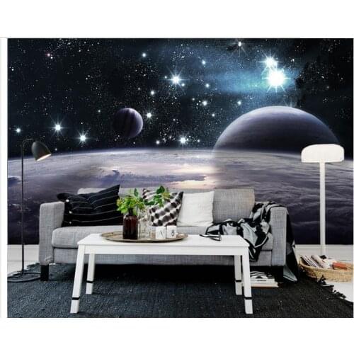 Custom photo wallpaper 3d wall mural wallpaper Starry sofa background wall TV setting wall dream space wallpaper home decoration