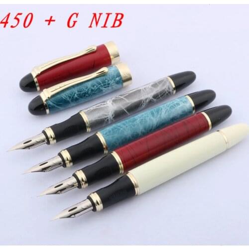 English calligraphy pen in the round body Dipped in nib tip circle JINHAO 450 Engravers Script G NIB Fountain pen Supplies
