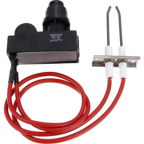 Universal Electronic Igniter Button Kit Double Ignition For Char-Broil BBQ Grill Water Gas Heater
